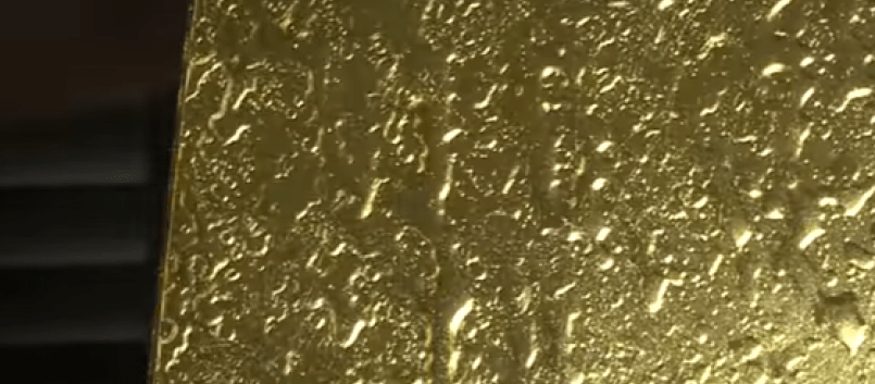 Как создать эффект кипящего золота на стекле